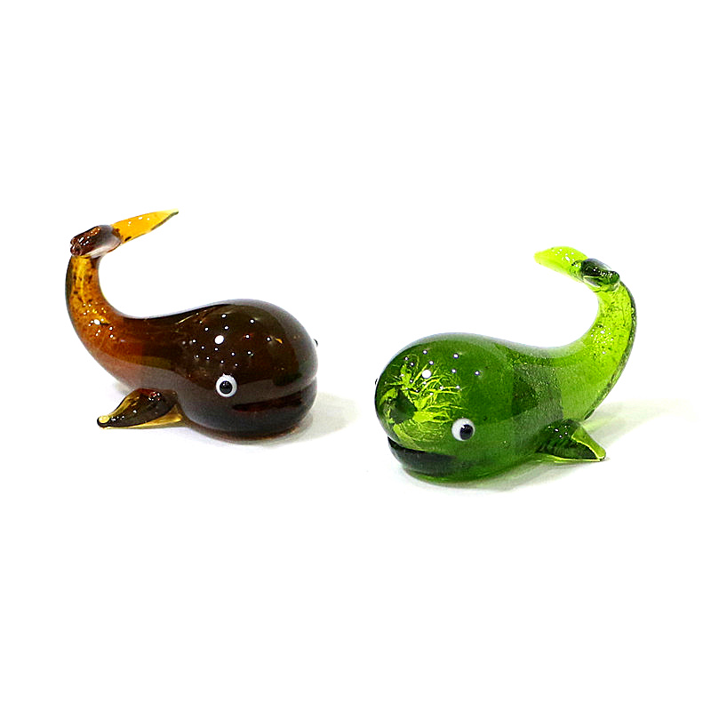 Marine Aquarium & Regional Centre Reviews - Murano Glass Whale Miniature Figurine Silver