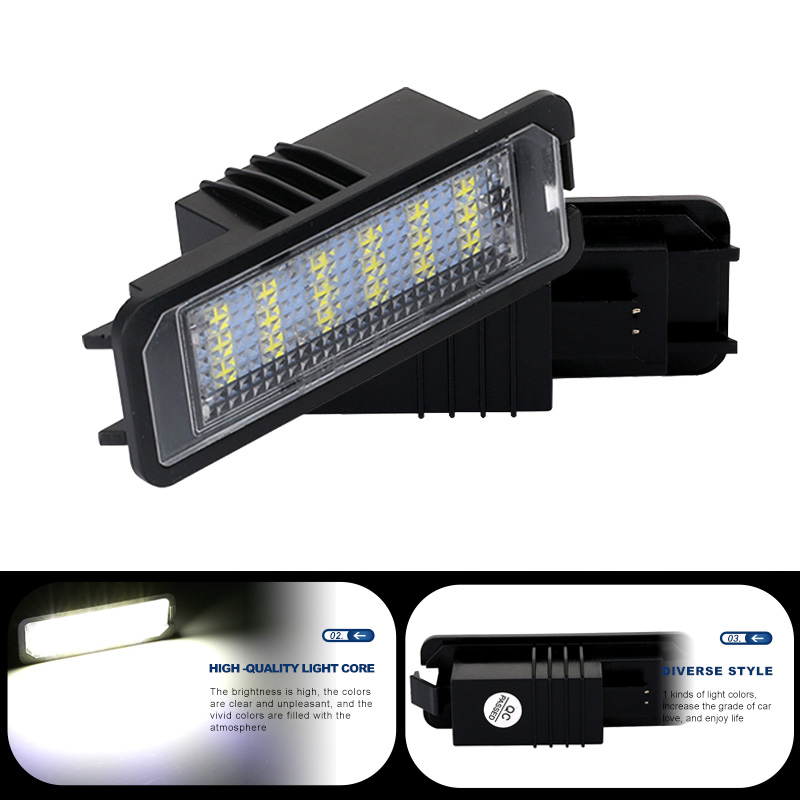 2pcs LED License Number Plate  - Actinic Blue Led recension och pris