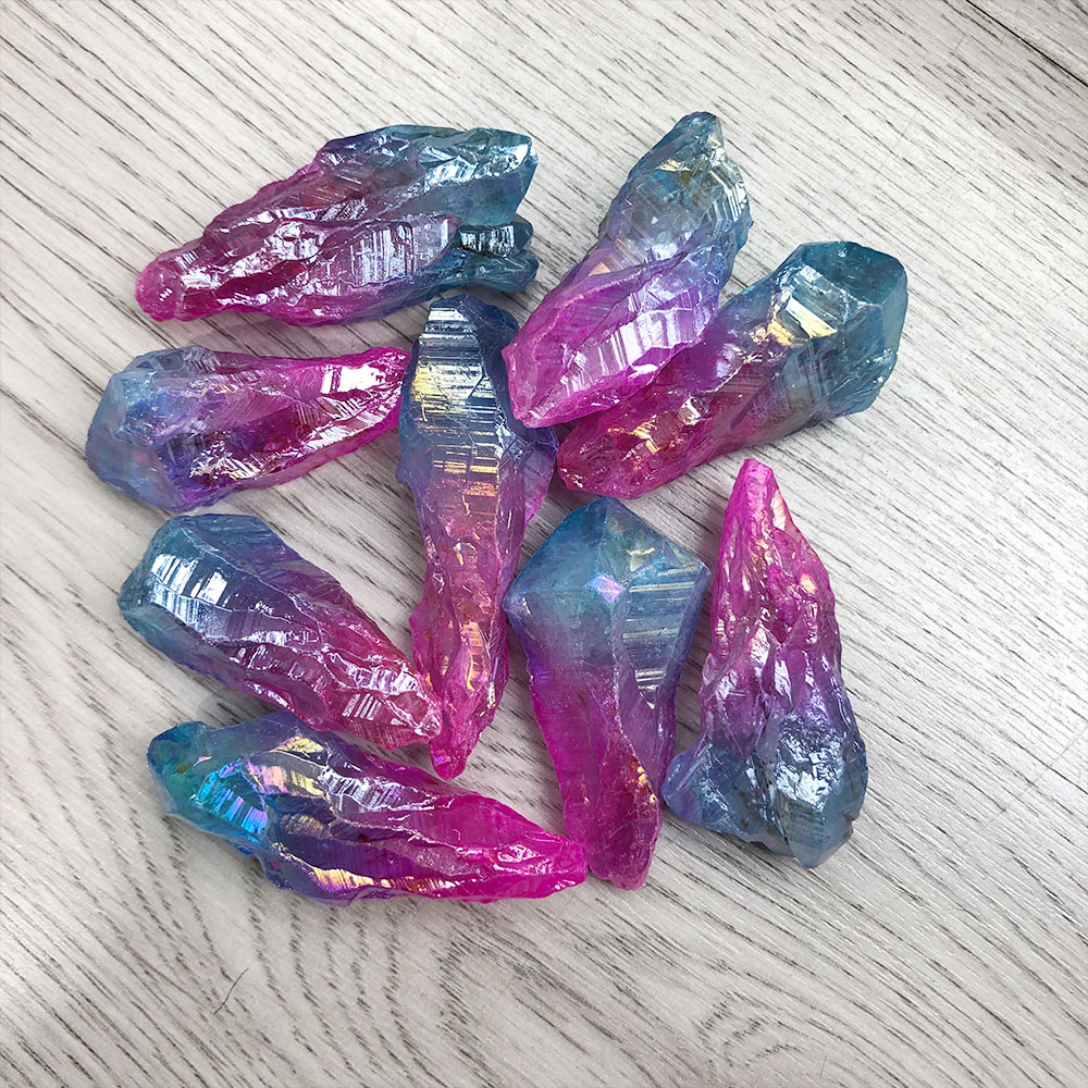 1pc Random Electroplated Pink  - Marine Aquarium Aquascape recension och pris