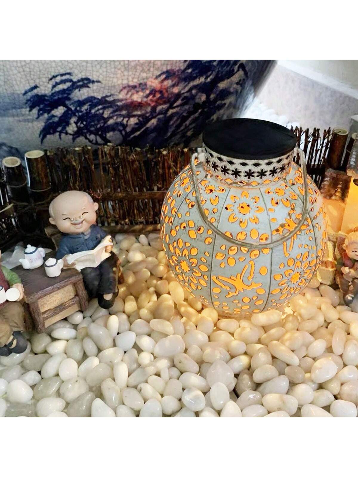 River Rocks Decorative Ornamen - Aquarium Marine Tank recension och pris
