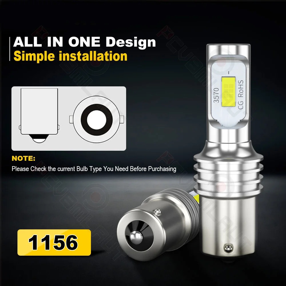 P21W 1156 BA15S LED Reverse Li - Actinic Blue Led recension och pris