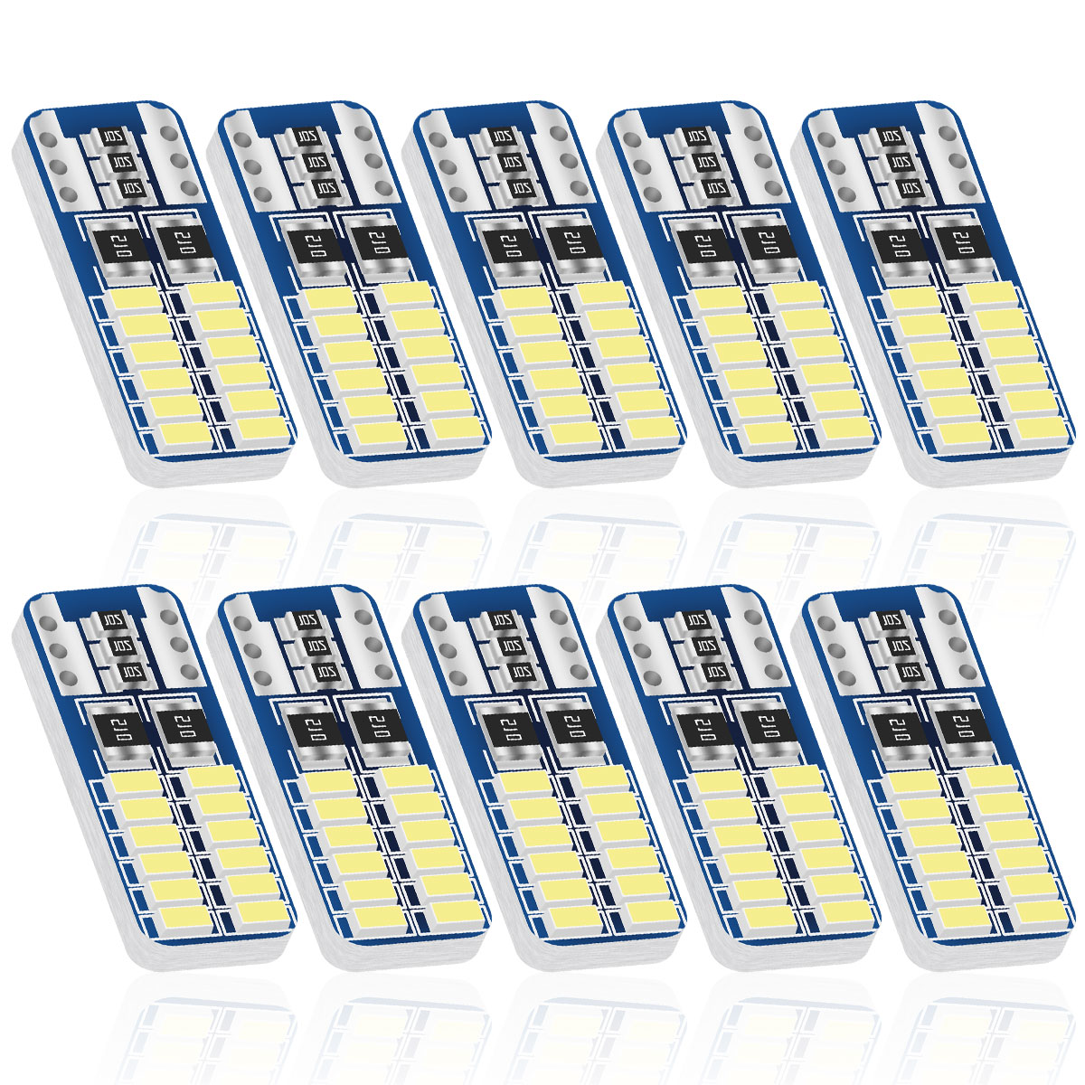 2/6/10/20PCS T10 W5W LED Car I - Actinic Blue Led recension och pris