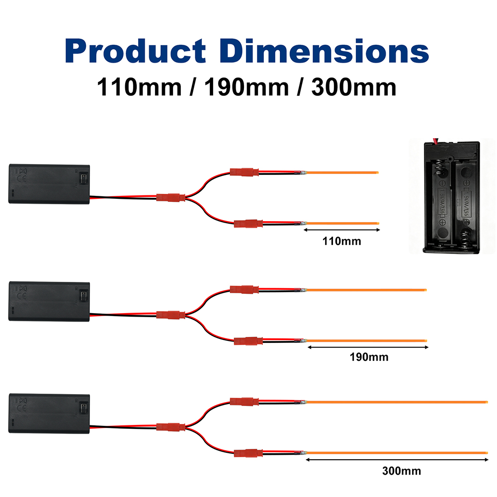Battery Powered LED Filament D - Actinic Blue Led recension och pris