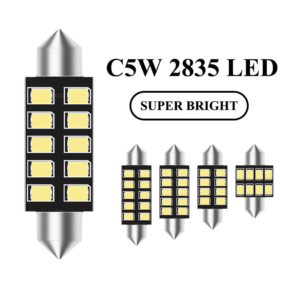 2pcs LED C5W Light Festoon 31m - Actinic Blue Led recension och pris