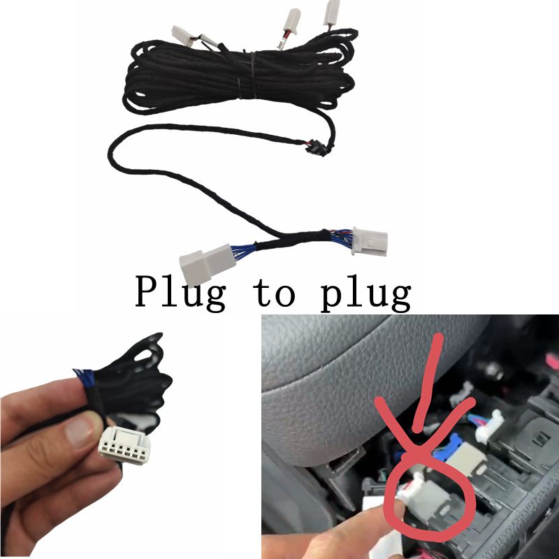 4PCS LED Car Interior Atmosphe - Actinic Blue Led recension och pris