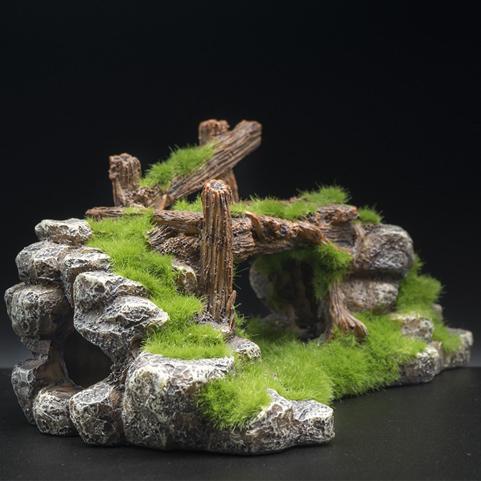 Aquarium Rockery Aquatic Caves - Marine Aquarium Live Sand recension och pris