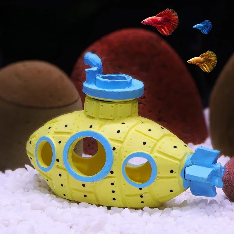 Resin Submarine Ornaments Aqua - Marine Aquarium Aquascape recension och pris