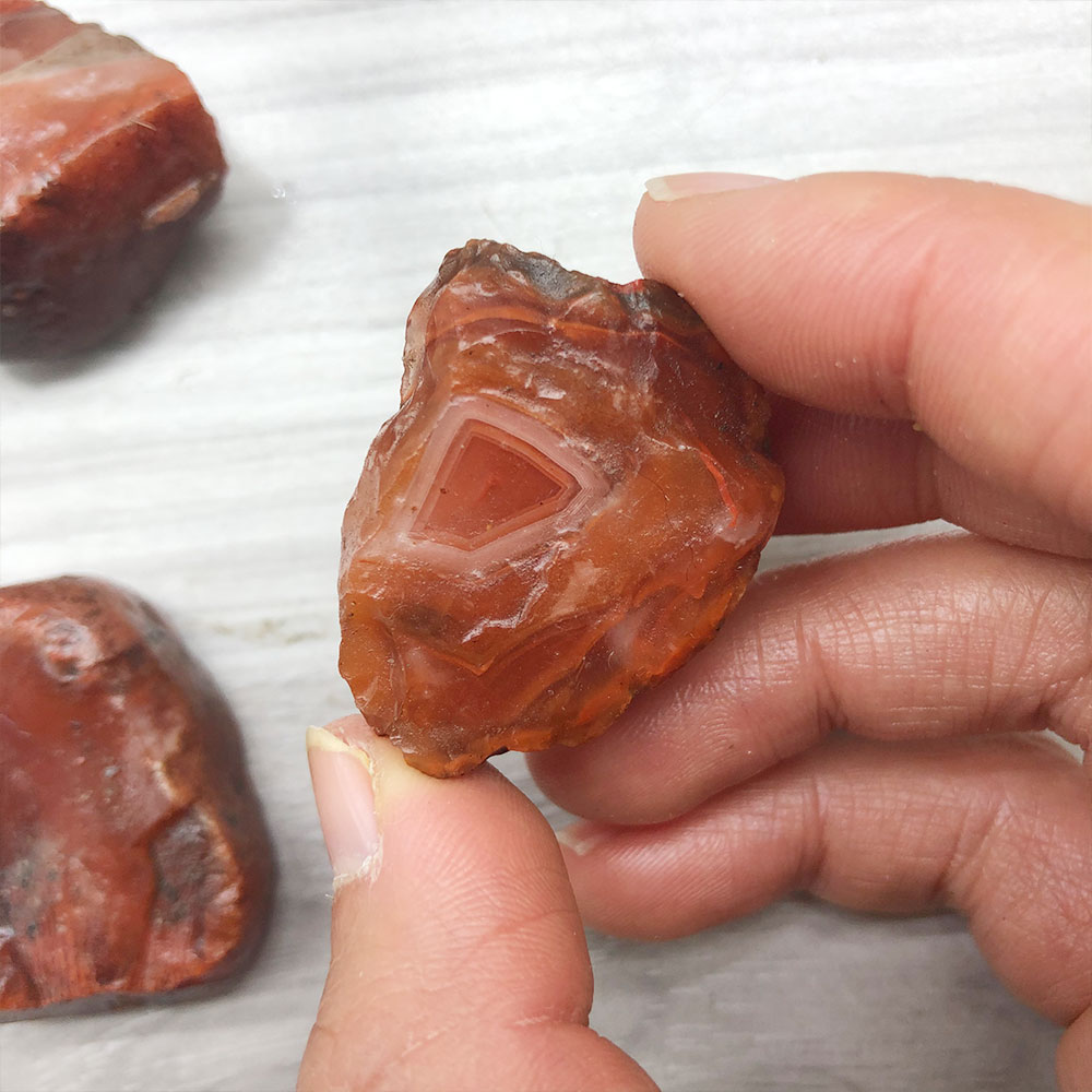 1pc Random Rough Raw Carnelian - Marine Aquarium Aquascape recension och pris