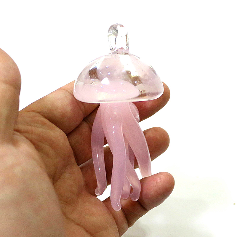 Pink Jellyfish Glass Pendant C - Marine Aquarium & Regional Centre Reviews recension och pris