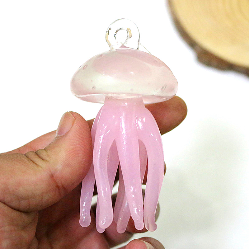 Pink Jellyfish Glass Pendant C - Marine Aquarium & Regional Centre Reviews recension och pris